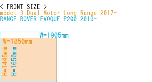 #model 3 Dual Motor Long Range 2017- + RANGE ROVER EVOQUE P200 2019-